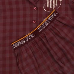 Harry Potter Zweinstein - Pyjama Voor Vrouwen, Overhemd, Geruite Nachtkleding, Tweedelig Katoen, Losse Lange Mouw / L -Pyjama-S-Dames Winkel 550x550 53