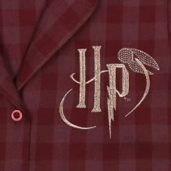 Harry Potter Zweinstein - Pyjama Voor Vrouwen, Overhemd, Geruite Nachtkleding, Tweedelig Katoen, Losse Lange Mouw / L -Pyjama-S-Dames Winkel 550x550 54
