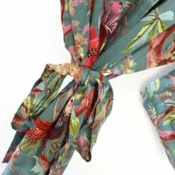 Merkloos Kimono | One Size | Badjas | Kaftan |Paradise Groen | Kamerjas | Ochtendjas | Bad & Strand | -Pyjama-S-Dames Winkel 550x550 58