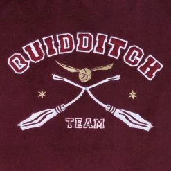 Marineblauwe-Bordeauxrode Pyjamaset Met Lange Mouwen En Broek - HARRY POTTER / S -Pyjama-S-Dames Winkel 550x552 2