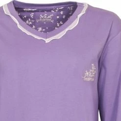 Tenderness Dames Pyjama Gebloemd Lila TEPYD1104B - Maten: L -Pyjama-S-Dames Winkel 550x552 3