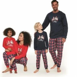 Cornette Katoenen Pyjama Dames Volwassenen | Lange Mouw Lange Broek | Winter Pyama Dames Volwassenen | Matching Gezin Pyjama | Kerst Pyjama | Gnomes 671/279 L -Pyjama-S-Dames Winkel 550x558