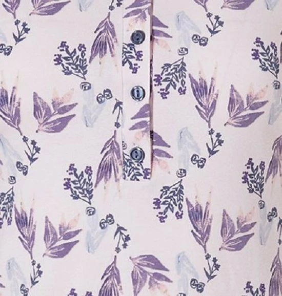 Pastunette Dames Nachthemd | MAAT 52 | Lange Mouw | Leaves Flower | Roze 2 Pastunette Dames Nachthemd | MAAT 52 | Lange Mouw | Leaves Flower | Roze - Afbeelding 2