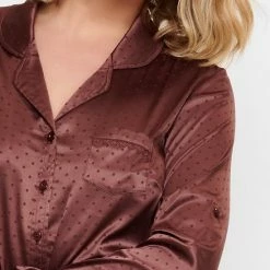 LingaDore 6613PD Satijn Pyjama Jurk -Pyjama-S-Dames Winkel 550x589
