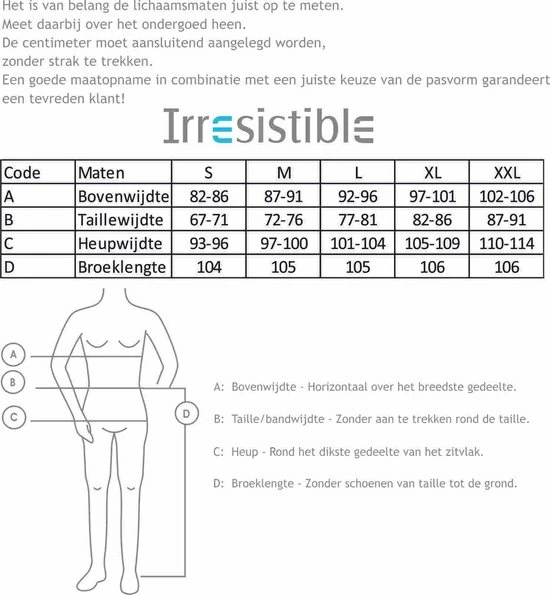 Irresistible Dames Pyjama Blauw IRPYD2503B - Maten: L 2 Irresistible Dames Pyjama Blauw IRPYD2503B - Maten: L - Afbeelding 2