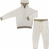 Apollo Dames Huispak Loungewear Beige Fleece Incl Capuchon - Maat S/M
