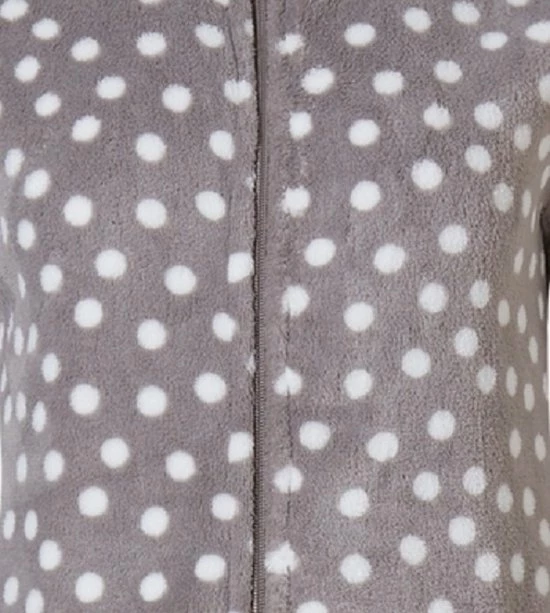 Pastunette Dames Huispak Fleece | MAAT 50 | Stip Taupe 3 Pastunette Dames Huispak Fleece | MAAT 50 | Stip Taupe - Afbeelding 3