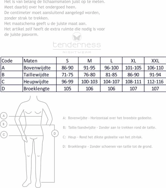 Tenderness Badstof Dames Pyjama Paars TEPYD2121A - Maten: M 3 Tenderness Badstof Dames Pyjama Paars TEPYD2121A - Maten: M - Afbeelding 3