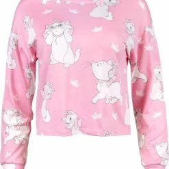 DISNEY Marie Cat - Roze Damespyjama Met Lange Mouwen / S -Pyjama-S-Dames Winkel 550x642 1