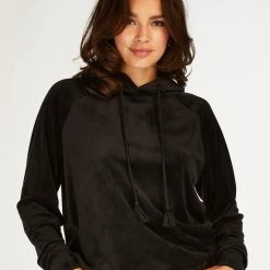 Hunkemöller Dames Nachtmode Top Velours - Zwart - Maat L -Pyjama-S-Dames Winkel 550x660 144