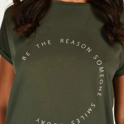 Hunkemöller Dames Nachtmode Nachthemd Ronde Hals - Groen - Maat M/L -Pyjama-S-Dames Winkel 550x660 185