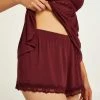 Hunkemöller Dames Nachtmode Korte Pyjamaset Cami - Rood - Maat S