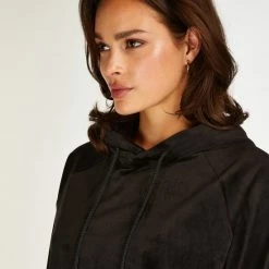 Hunkemöller Dames Nachtmode Top Velours - Zwart - Maat S -Pyjama-S-Dames Winkel 550x660 238