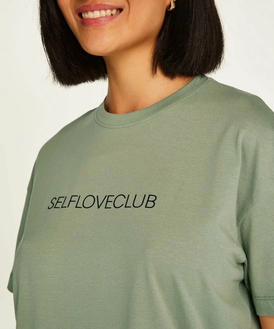 Hunkemöller Dames Nachtmode Nachthemd Ronde Hals - Groen - Maat XL/XXL 2 Hunkemöller Dames Nachtmode Nachthemd Ronde Hals - Groen - Maat XL/XXL - Afbeelding 2