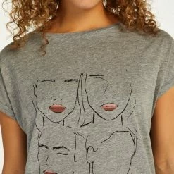 Hunkemöller Dames Nachtmode Nachthemd Ronde Hals - Grijs - Maat XL/XXL -Pyjama-S-Dames Winkel 550x660 279