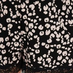 Hunkemöller Dames Nachtmode Korte Pyjama Set Painted Leopard - Zwart - Maat 2XS -Pyjama-S-Dames Winkel 550x660 361