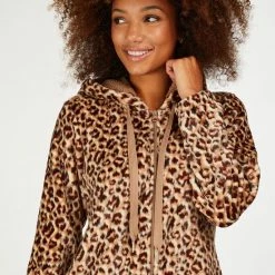 Hunkemöller Dames Nachtmode Onesie Fleece - Beige - Maat XS -Pyjama-S-Dames Winkel 550x660 56