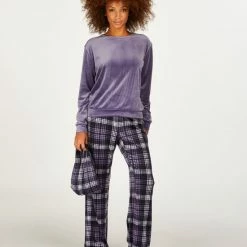 Hunkemöller Dames Nachtmode Pyjamaset Met Tas - Blauw - Maat M -Pyjama-S-Dames Winkel 550x660 8