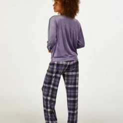 Hunkemöller Dames Nachtmode Pyjamaset Met Tas - Blauw - Maat M -Pyjama-S-Dames Winkel 550x660 9