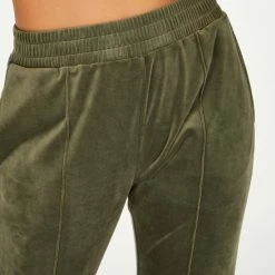 Hunkemöller Dames Nachtmode Joggingbroek Velours Pintuck - Groen - Maat M -Pyjama-S-Dames Winkel 550x660 96