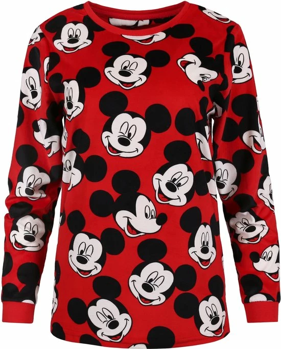 DISNEY Mickey Mouse - Rode Pyjama Voor Dames Met Lange Mouwen / XS 3 DISNEY Mickey Mouse - Rode Pyjama Voor Dames Met Lange Mouwen / XS - Afbeelding 3
