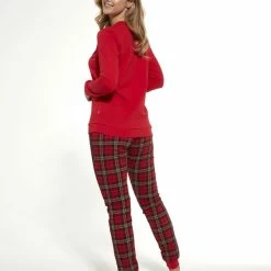 Cornette Katoenen Familie Pyjama Dames Volwassenen | Lange Mouw Lange Broek | Kerst Winter Matching Gezin Pyama | Family Time 671/306 XL -Pyjama-S-Dames Winkel 550x687 11