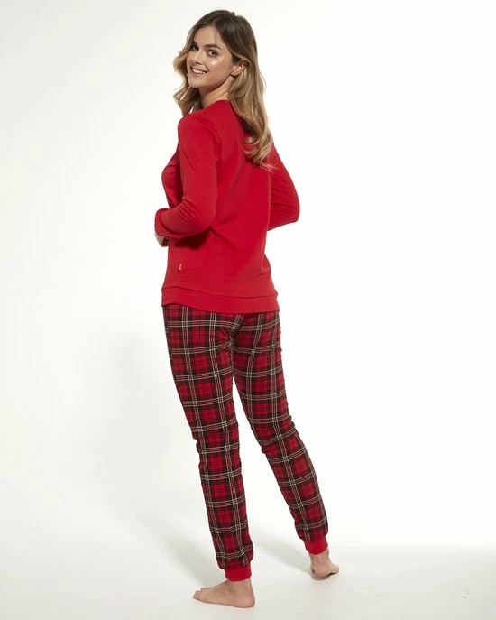 Cornette Katoenen Familie Pyjama Dames Volwassenen | Lange Mouw Lange Broek | Kerst Winter Matching Gezin Pyama | Family Time 671/306 XXL 3 Cornette Katoenen Familie Pyjama Dames Volwassenen | Lange Mouw Lange Broek | Kerst Winter Matching Gezin Pyama | Family Time 671/306 XXL - Afbeelding 3