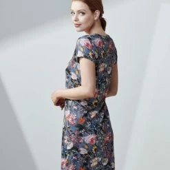 ESSENZA Isa Famke Nachthemd Korte Mouw Moonlight Blue - XS 6 ESSENZA Isa Famke Nachthemd Korte Mouw Moonlight Blue - XS -Pyjama-S-Dames Winkel 550x703 16