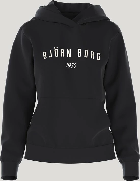 Björn Borg BB Logo Leisure - Hoodie - Capuchon Trui - Top - Dames - Maat M - Zwart 1 Björn Borg BB Logo Leisure - Hoodie - Capuchon Trui - Top - Dames - Maat M - Zwart