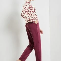 TAIFUN Dames 7/8-broek Van Zachte Stretchstof Black Cherry-46 11 TAIFUN Dames 7/8-broek Van Zachte Stretchstof Black Cherry-46 -Pyjama-S-Dames Winkel 550x715 24