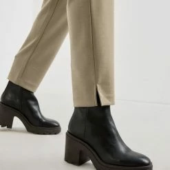 TAIFUN Dames 7/8-broek Van Zachte Stretchstof Taupe-46 -Pyjama-S-Dames Winkel 550x715