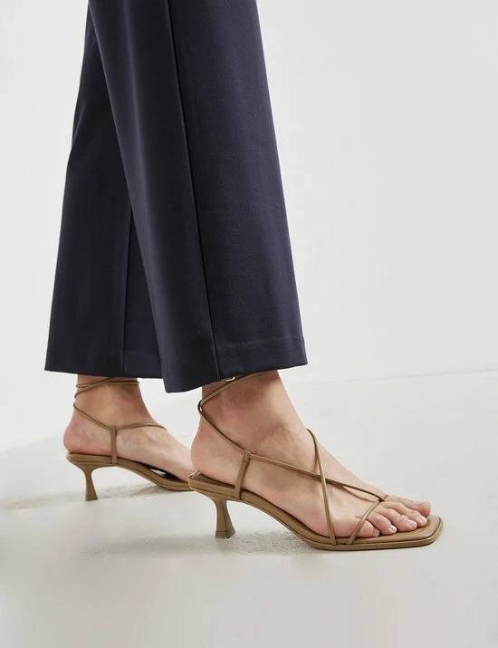 TAIFUN Dames Wijde 7/8-broek Van Jersey ECOVERO™ Navy-44 2 TAIFUN Dames Wijde 7/8-broek Van Jersey ECOVERO™ Navy-44 - Afbeelding 2