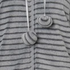 Cocodream Quality Cocodream Dames Onesie Fleece | MAAT M | Schaduwstreep Rabbit | Grijs -Pyjama-S-Dames Winkel 550x722