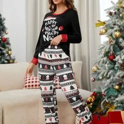 Merkloos Volwassen En Kinderen - Kerst Pyjama - Kerst Onesie - Kerst Pyjama Koppel - Kerst Pyjama Dames - Kerst Pyjama Man En Vrouw - Kerst Pyjama Gezin _ DAMES-MAAT XL