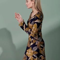 ESSENZA Elm Gwyneth Nachthemd Lange Mouw Nachtblauw - L -Pyjama-S-Dames Winkel 550x733 32