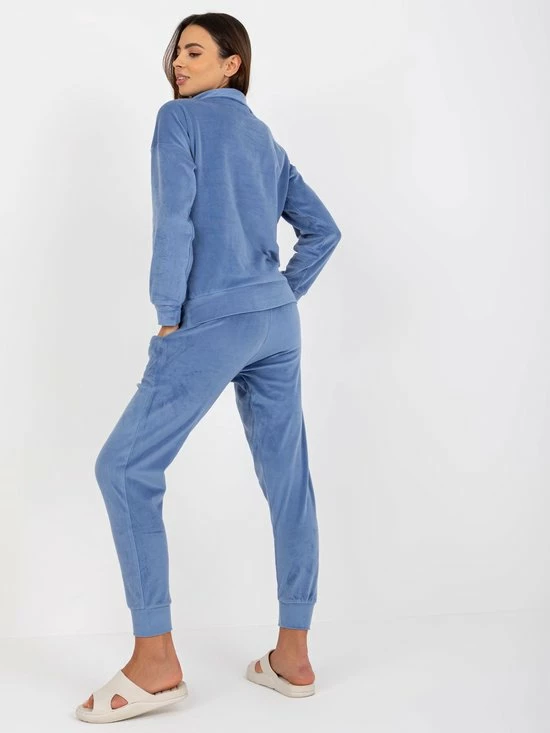 Merkloos Berrak Dames Huispak - Pyjama Dames Volwassenen - Pyjama - Pyjama Dames - Dames Pyjama - Maat L - Blauw 2 Merkloos Berrak Dames Huispak - Pyjama Dames Volwassenen - Pyjama - Pyjama Dames - Dames Pyjama - Maat L - Blauw - Afbeelding 2