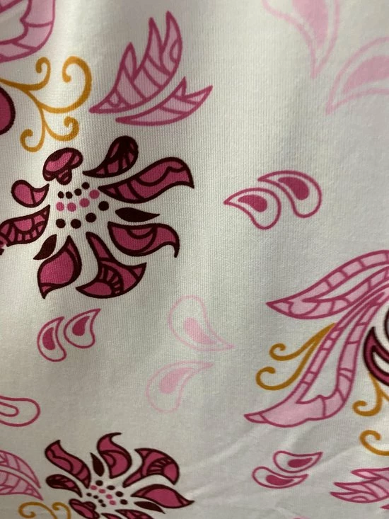 Merkloos Dames Lang Nachthemd Met Lange Mouwen XXL 44-48 Wit/roze 6 Merkloos Dames Lang Nachthemd Met Lange Mouwen XXL 44-48 Wit/roze - Afbeelding 6