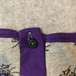 Merkloos Dames Pyjamaset Flanel Met Bloemenprint L Grijs/paars -Pyjama-S-Dames Winkel 550x733 49