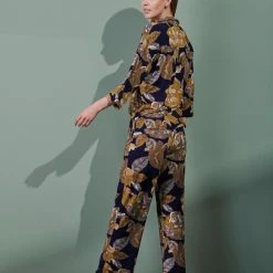 ESSENZA Naomi Gwyneth Lange Broek Nachtblauw - L -Pyjama-S-Dames Winkel 550x733 54