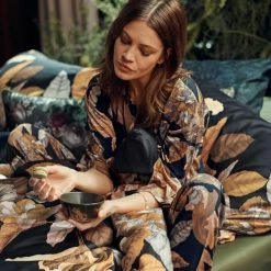 ESSENZA Naomi Gwyneth Lange Broek Nachtblauw - L -Pyjama-S-Dames Winkel 550x733 55