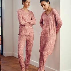 ESSENZA Waona Halle Top Lange Mouw Rose - L 8 ESSENZA Waona Halle Top Lange Mouw Rose - L -Pyjama-S-Dames Winkel 550x733 69