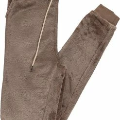 Apollo Dames Huispak Loungewear Bruin Fleece Incl Capuchon - Maat L/XL -Pyjama-S-Dames Winkel 550x736 1