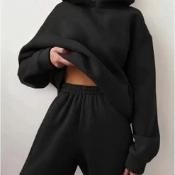 Merkloos Comfortabel Zacht Huispak Tweedelige Set Vrouwen Trainingspak Oversized Pak Broekpakken Vrouwelijke Sweatshirt Effen Sport Hoodie Sportkleding Dames Mode Joggingpak 2022 Kleur Wit Maat S 15 Merkloos Comfortabel Zacht Huispak Tweedelige Set Vrouwen Trainingspak Oversized Pak Broekpakken Vrouwelijke Sweatshirt Effen Sport Hoodie Sportkleding Dames Mode Joggingpak 2022 Kleur Wit Maat S -Pyjama-S-Dames Winkel 550x736 5