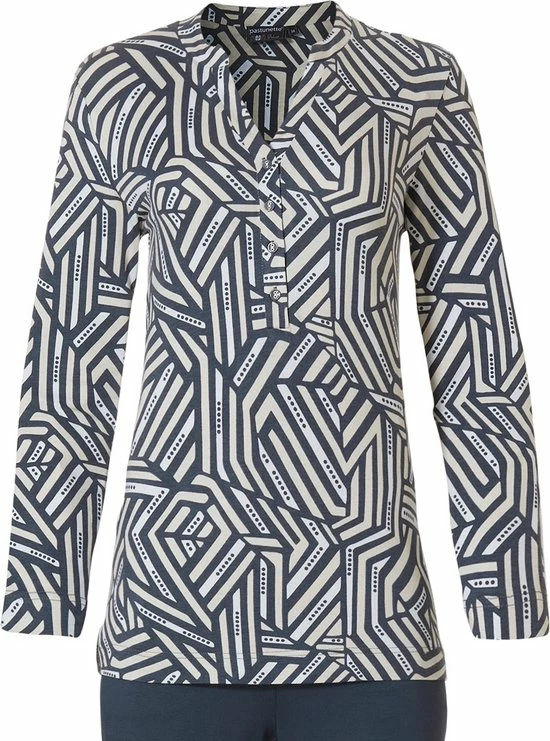 Pastunette De Luxe Pastunette Deluxe - Graphic - Pyjamaset - Grijs - Maat 48 4 Pastunette De Luxe Pastunette Deluxe - Graphic - Pyjamaset - Grijs - Maat 48 - Afbeelding 4