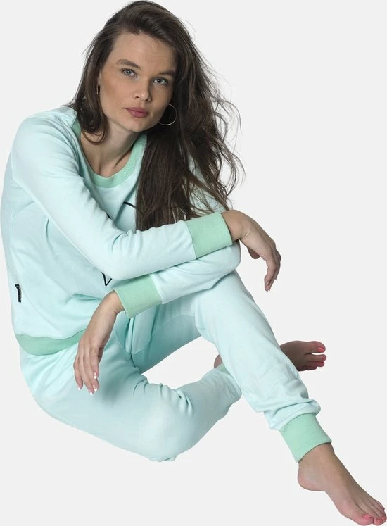 Happy Pyjamas Groene Dames Pyjama Van Happy Pyjama's - Comfortabele Groene Pyjama Met Een Moderne Pasvorm - Maat XL (S T/m XL) 5 Happy Pyjamas Groene Dames Pyjama Van Happy Pyjama's - Comfortabele Groene Pyjama Met Een Moderne Pasvorm - Maat XL (S T/m XL) - Afbeelding 5