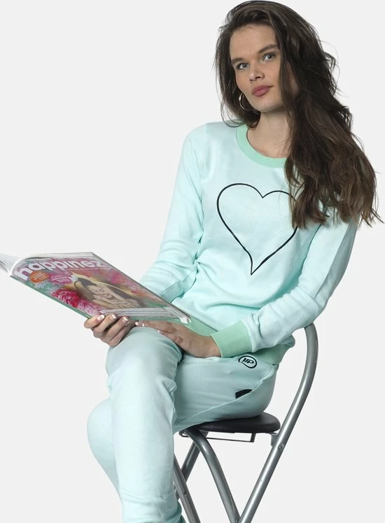 Happy Pyjamas Groene Dames Pyjama Van Happy Pyjama's - Comfortabele Groene Pyjama Met Een Moderne Pasvorm - Maat L (S T/m XL) 5 Happy Pyjamas Groene Dames Pyjama Van Happy Pyjama's - Comfortabele Groene Pyjama Met Een Moderne Pasvorm - Maat L (S T/m XL) - Afbeelding 5