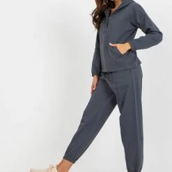 Merkloos Berrak Dames Huispak - Pyjama Dames Volwassenen - Pyjama - Pyjama Dames - Dames Pyjama - Met Capuchon - Maat M - Zwart