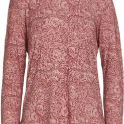 ESSENZA Waona Halle Top Lange Mouw Rose - L