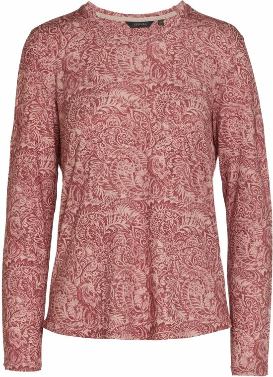 ESSENZA Waona Halle Top Lange Mouw Rose - L 1 ESSENZA Waona Halle Top Lange Mouw Rose - L