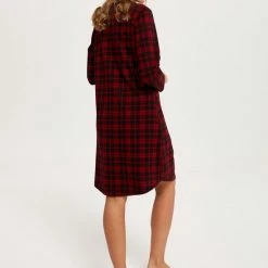 Italian Fashion Ordesa Zachte Nachthemd Lange Mouwen- Geruid Patroon Rood XL 11 Italian Fashion Ordesa Zachte Nachthemd Lange Mouwen- Geruid Patroon Rood XL -Pyjama-S-Dames Winkel 550x768